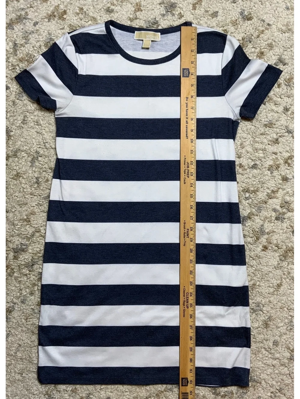Michael Kors Women's Knee-Length Striped Dress Size M